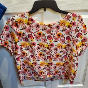 Floral crop top